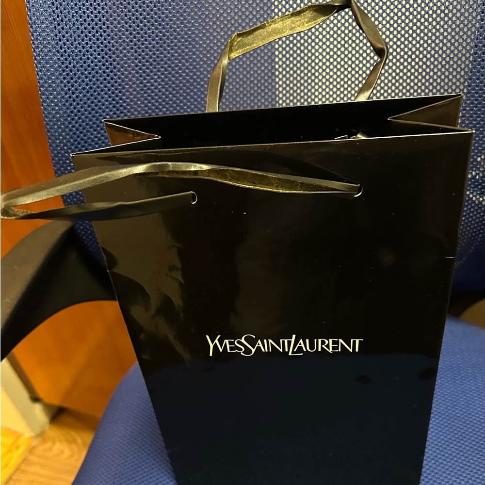 Yves Saint Laurent Glossy Black Bag